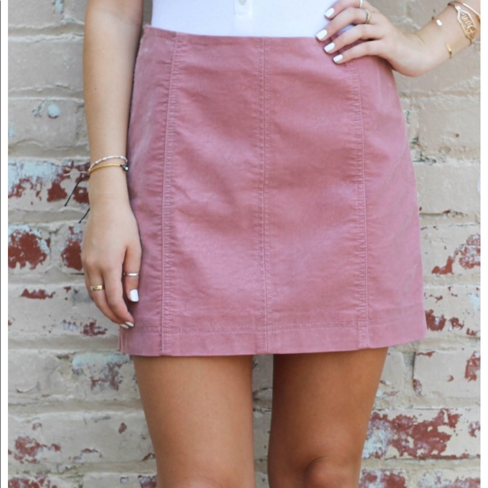 Free people Rose mini skirt